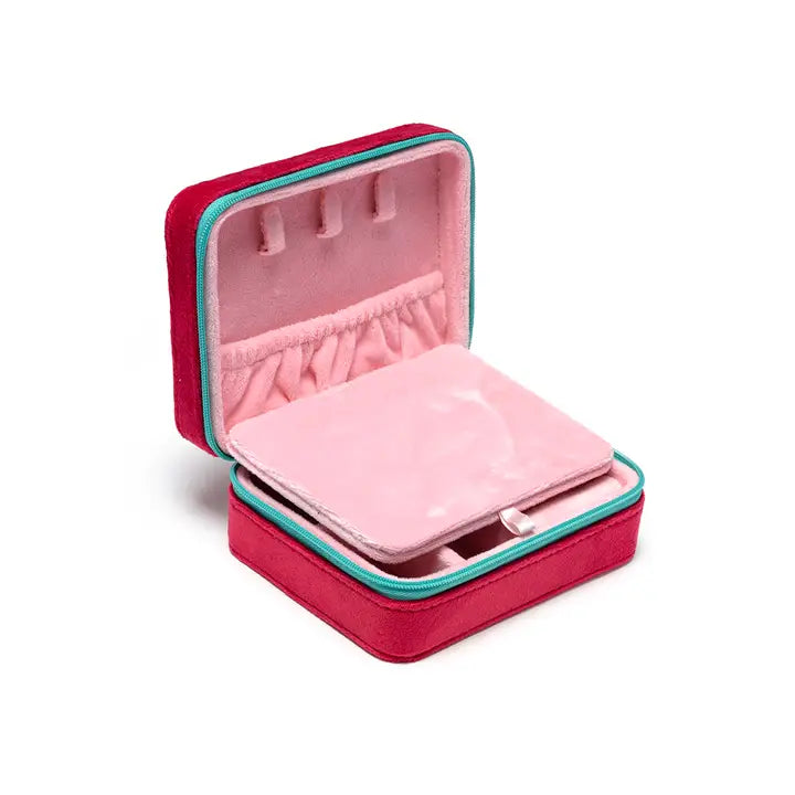Strawberry Season Velvet Jewelry Case