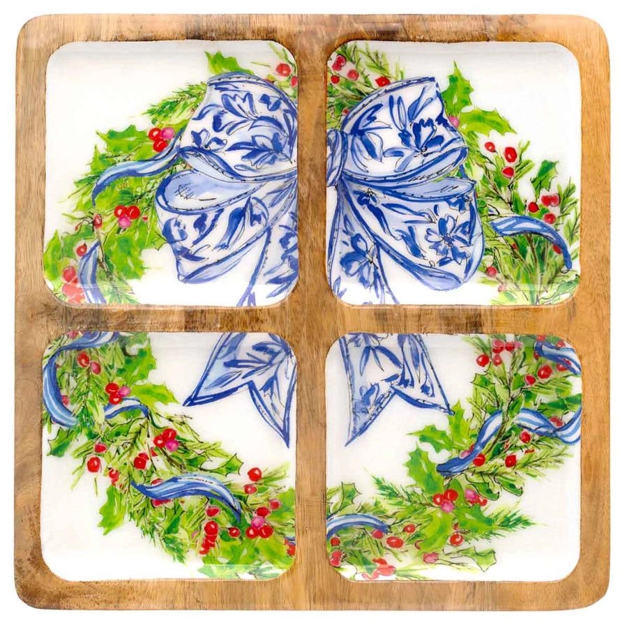 Chinoiserie Four Sectioned Server