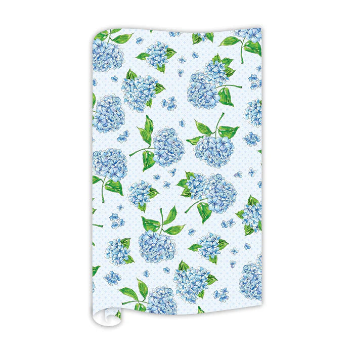 Blue Hydrangea Gift Wrap
