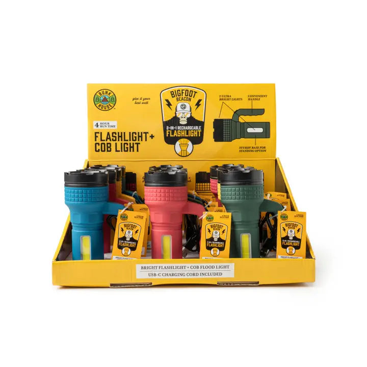 Bunk House™ 2-in-1 Rechargeable Flashlight