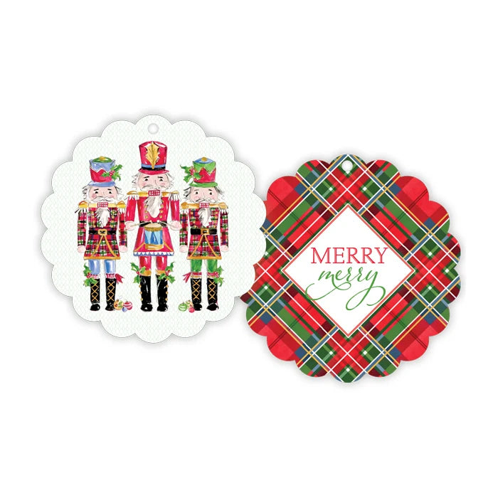 Tartan Nutcracker Gift Tags