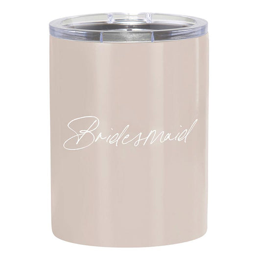 Boho Pearl Pink Stainless Steel Tumbler - Bridesmaid