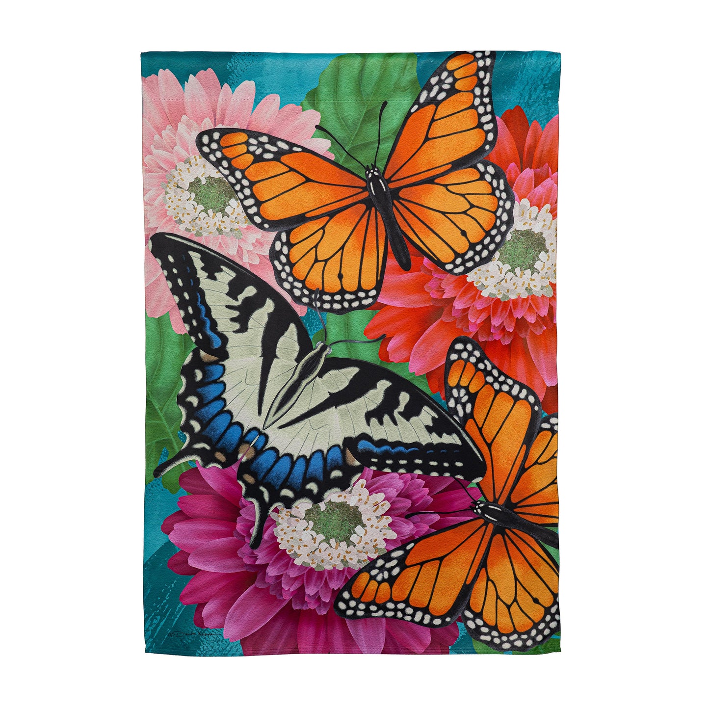 Mother Monarch Suede House Flag