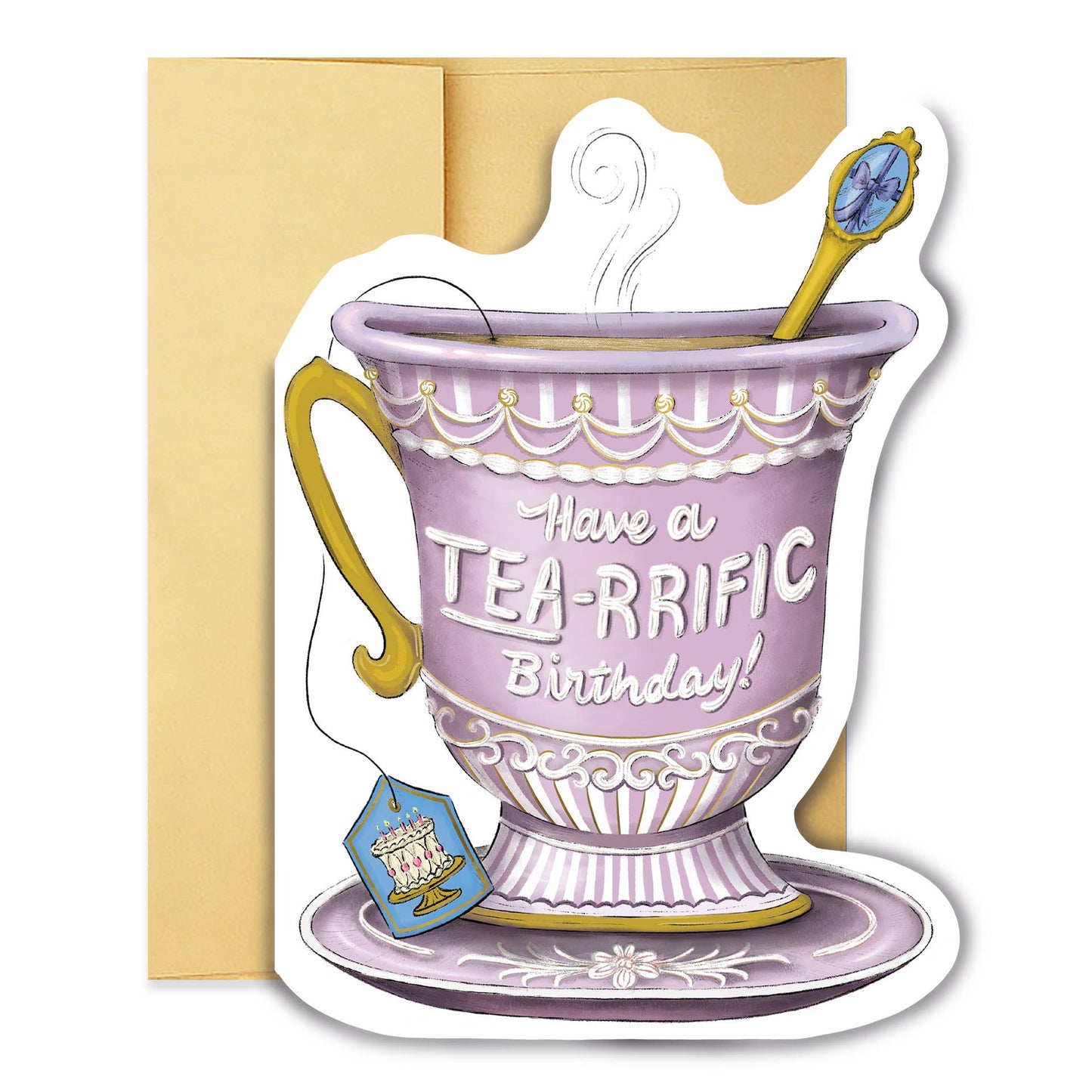 Tea-rrific Birthday Greeting Card