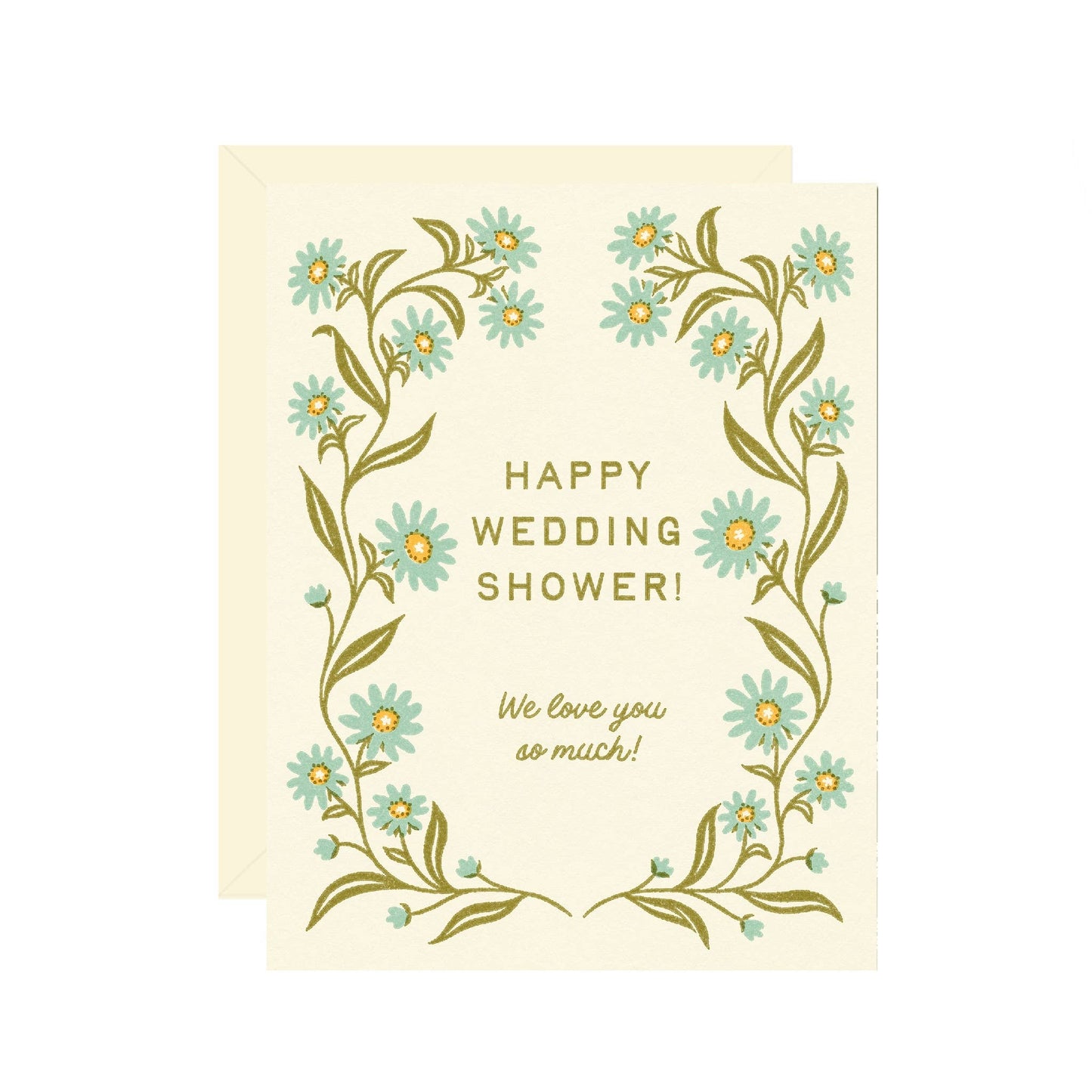 Daisy Wedding Shower Greeting Card
