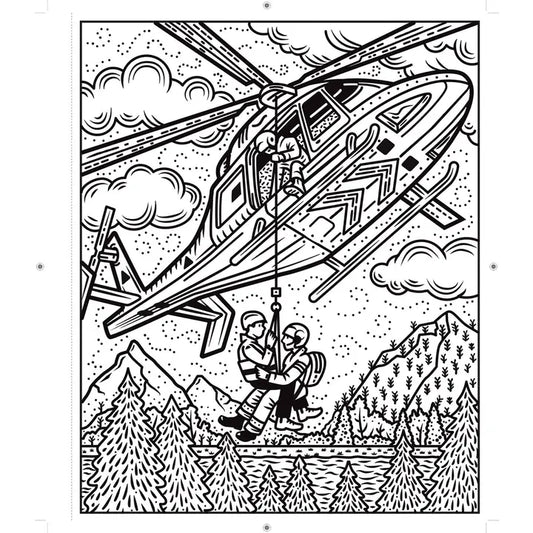 Planes and Helicopters Magic Painting Book