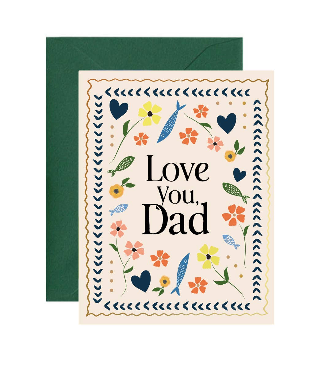 Floral Father's Day Greeting Card