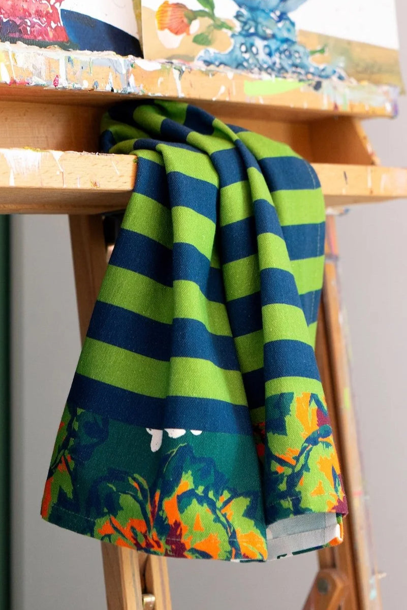 Lynette Reed Floral Tea Towel - Celia