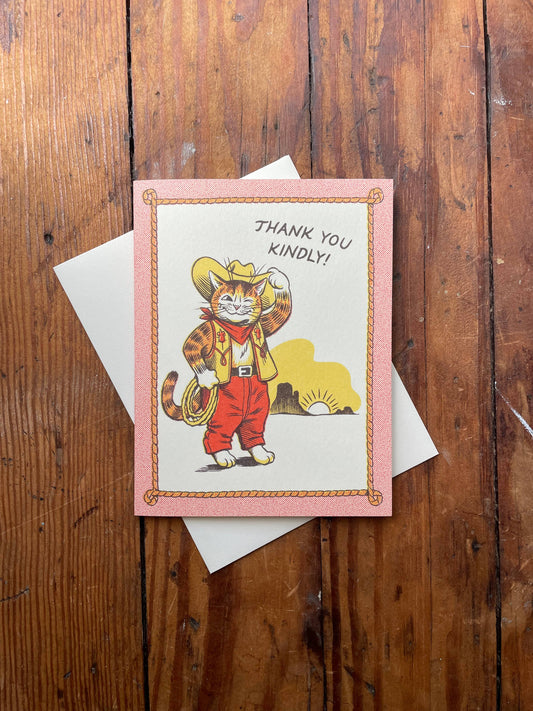 Thank You Kindly Greeting Card