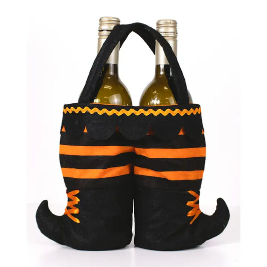 Witch Boots Treat Tote