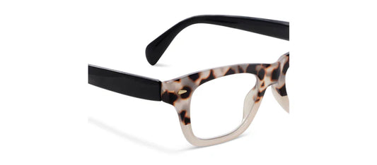 Gray Tortoise Cold Brew Blue Light Reader Glasses by Peepers