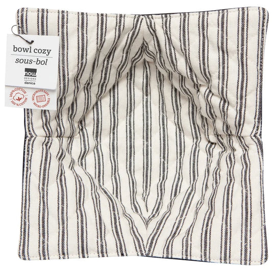 Bowl Cozy - Ticking Stripe