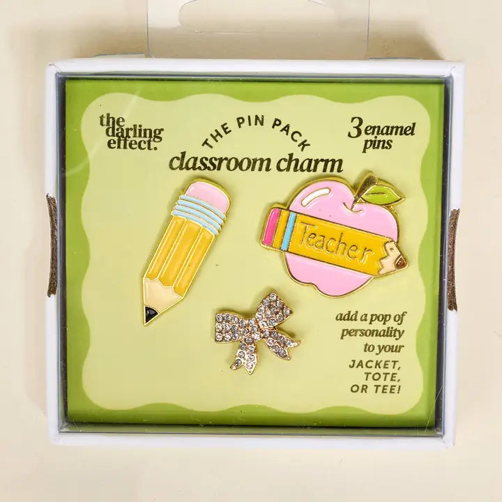 Class Charm Enamel Pin Pack