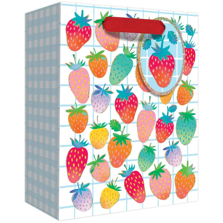 Sweet Strawberries Small Gift Bag