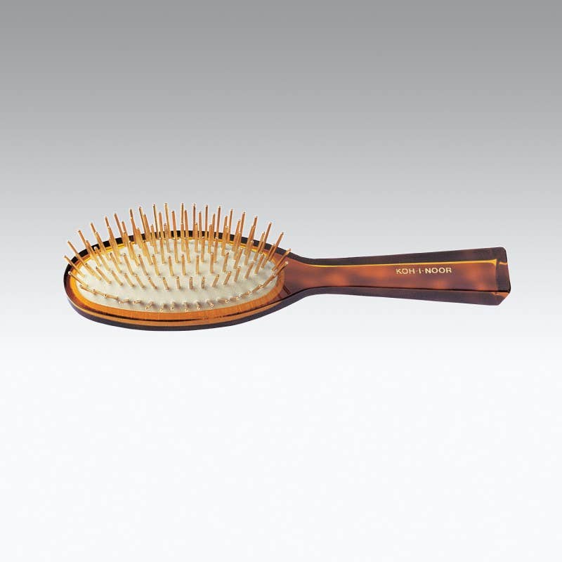 Jaspe Pneumatic Gold Pin Oval Brush, Large