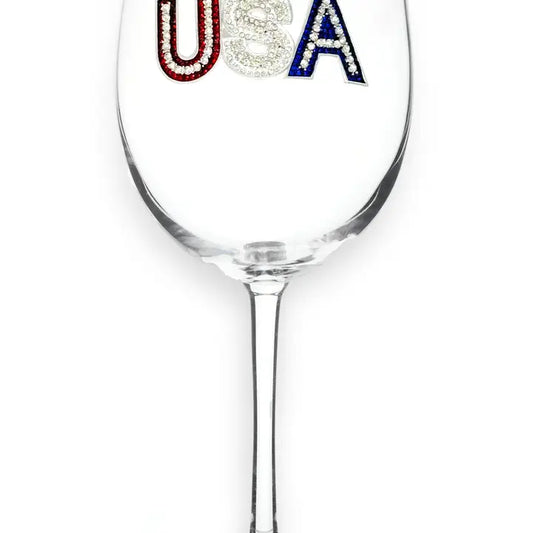 USA Stemmed Wine Glass