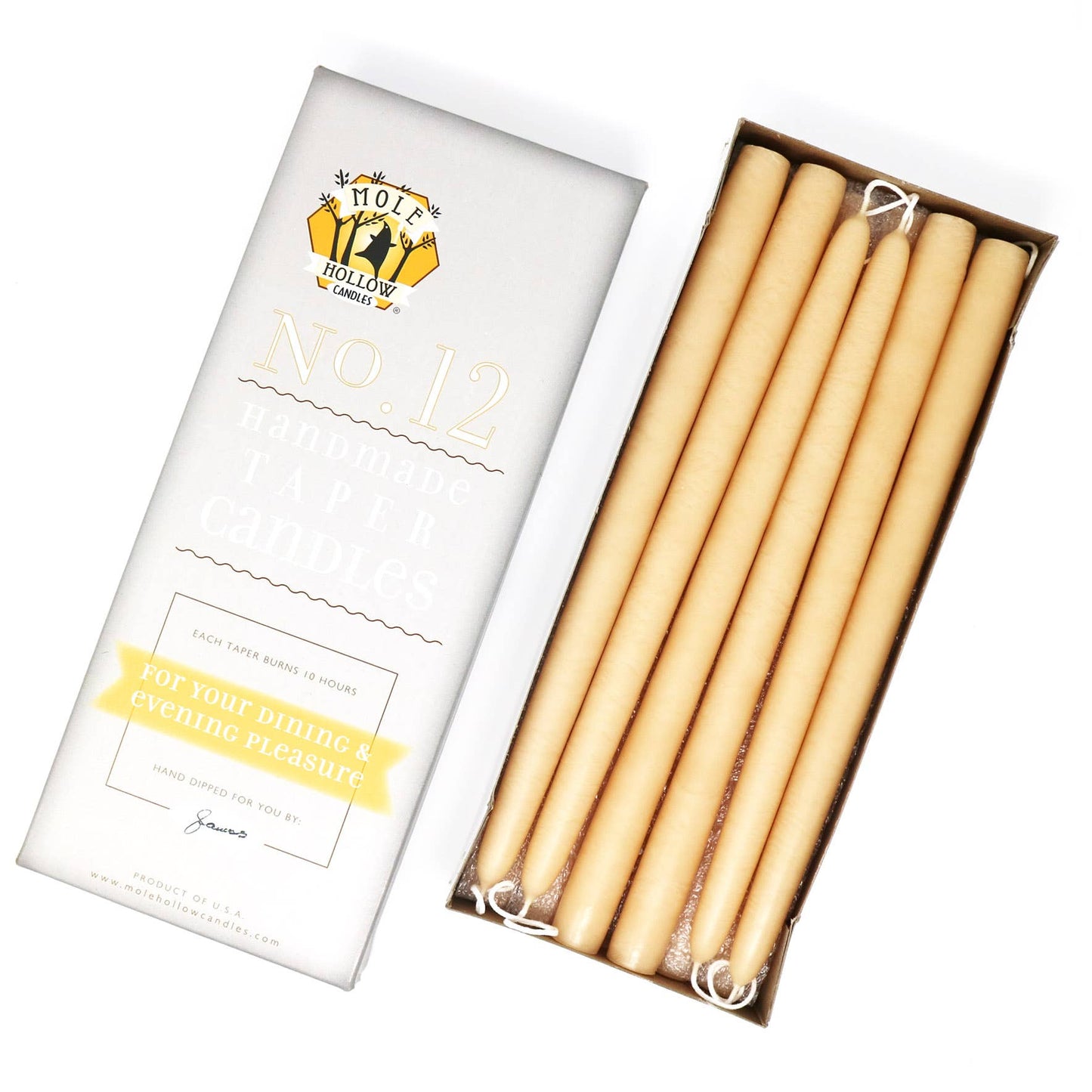 Ivory - Taper Candles