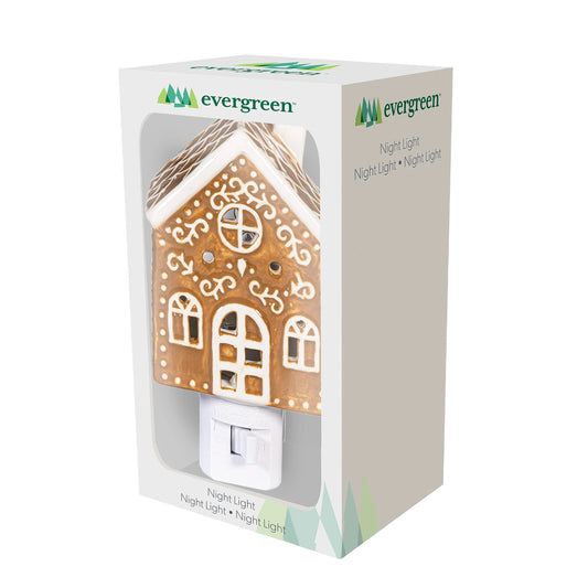 Baking Spirits Bright Gingerbread House Nightlight
