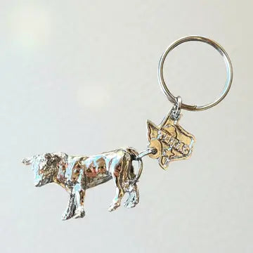 Western Metal Key Chains