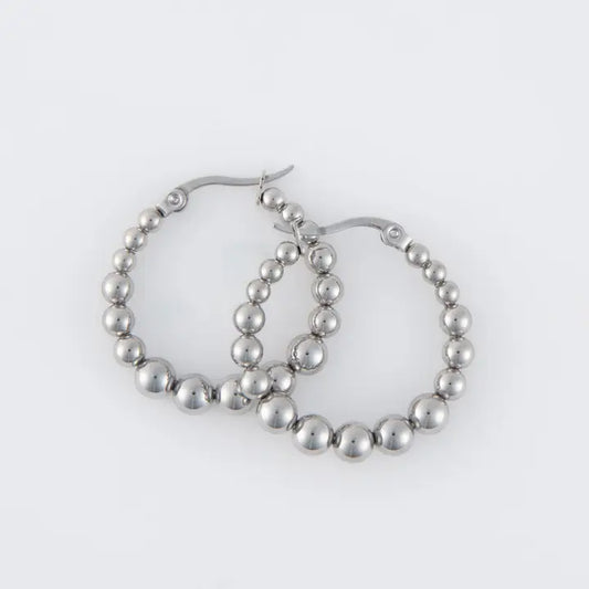 Waterproof Bubble Hoop Earrings