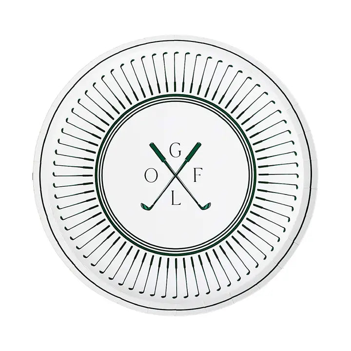 Golf Dessert Plates