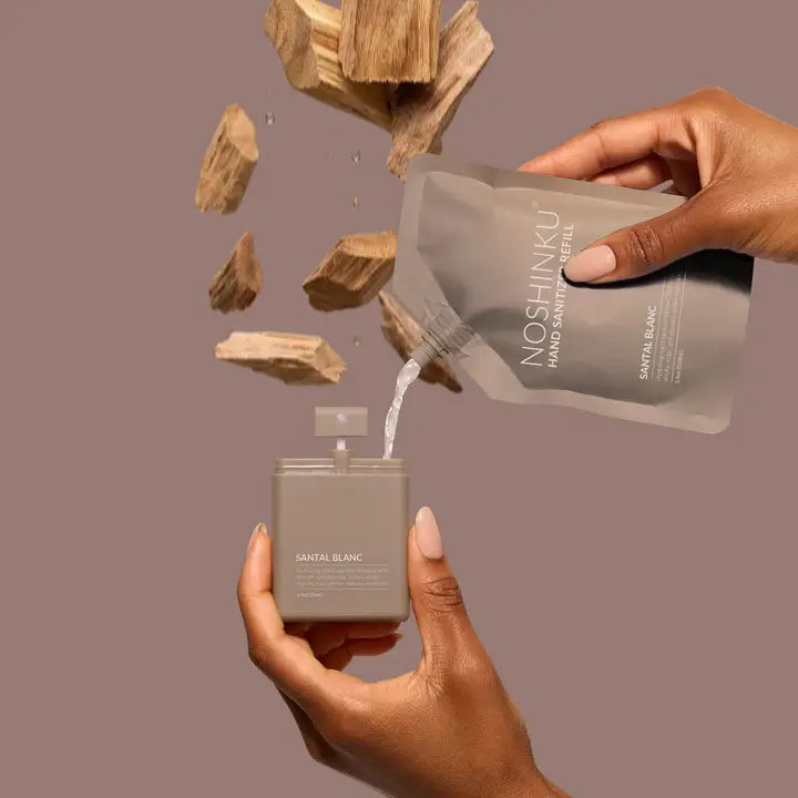 Noshinku Refillable Santal Blanc Hydrating Pocket Hand Sanitizer