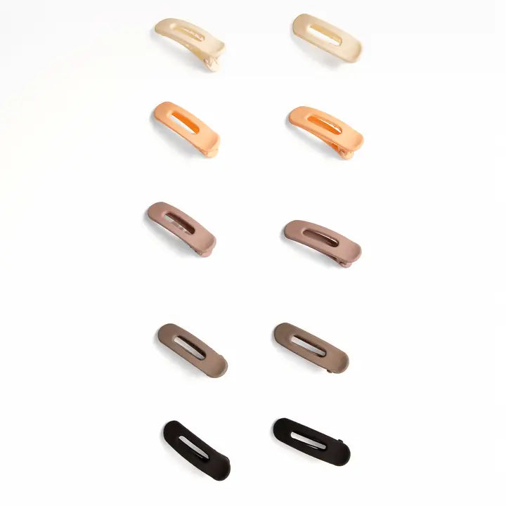 Ellie Rose Mini Flat Clip Set of 10