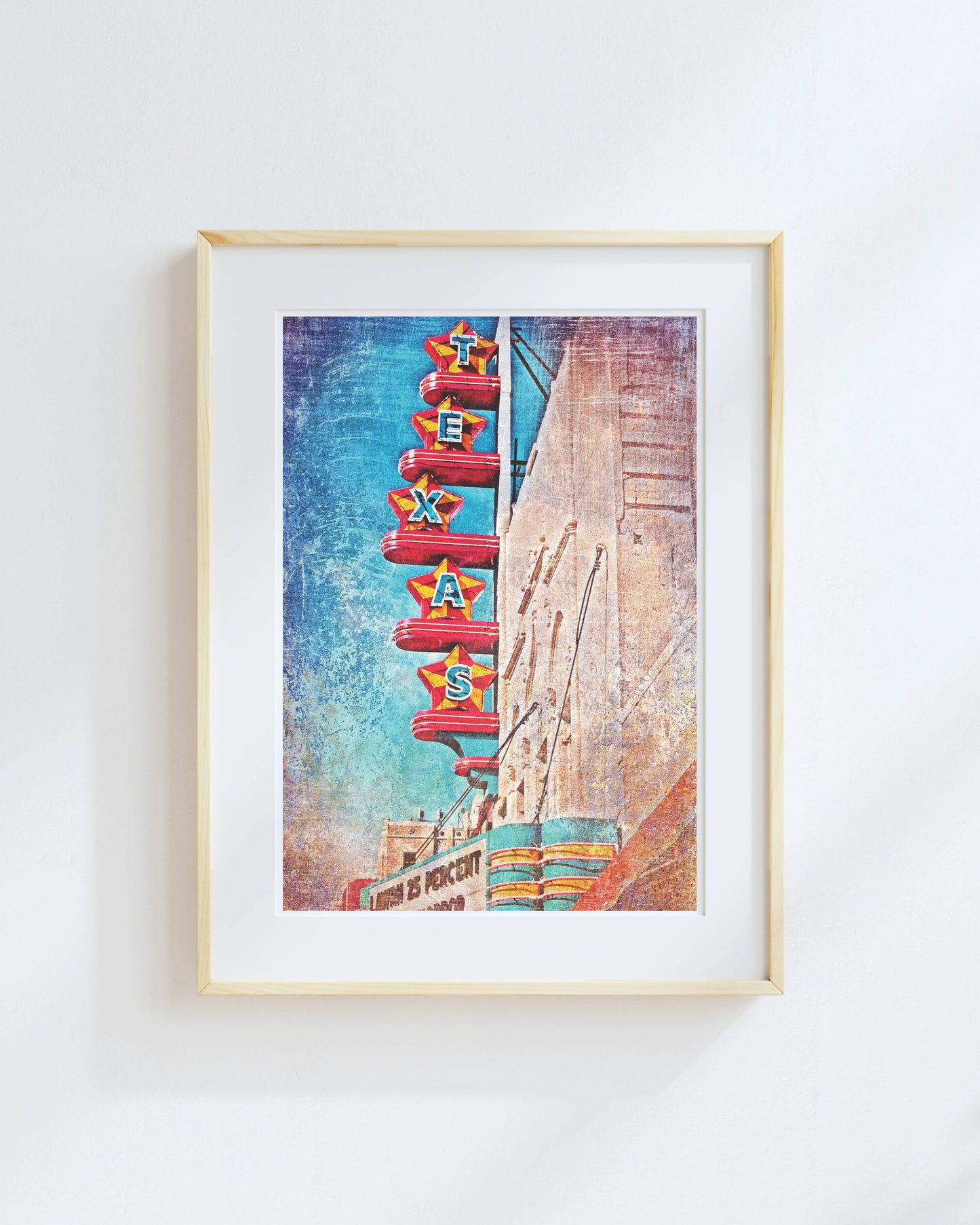 Lone Chimney Print - Texas Theater Oak Cliff