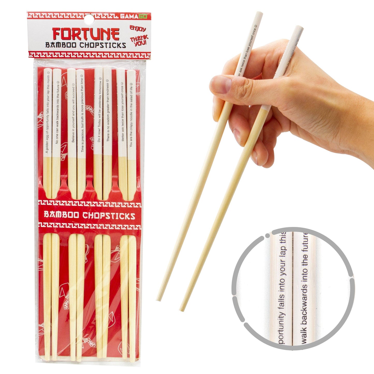 Fortune Bamboo Chopsticks