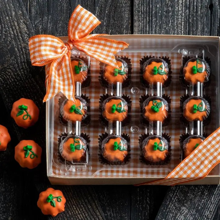 Pumpkin Truffle Box 12 pc.