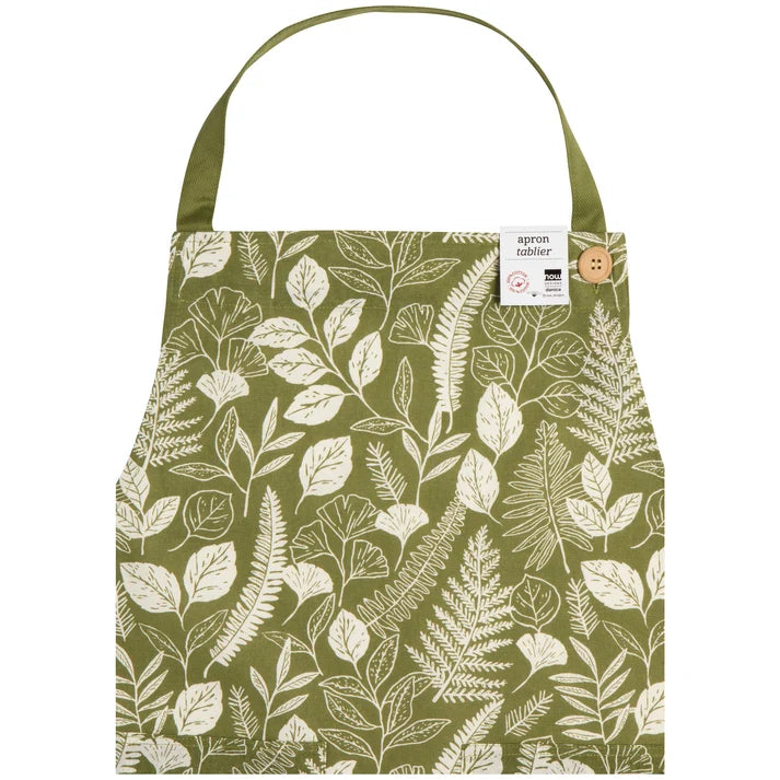 Fern & Frond Spruce Apron