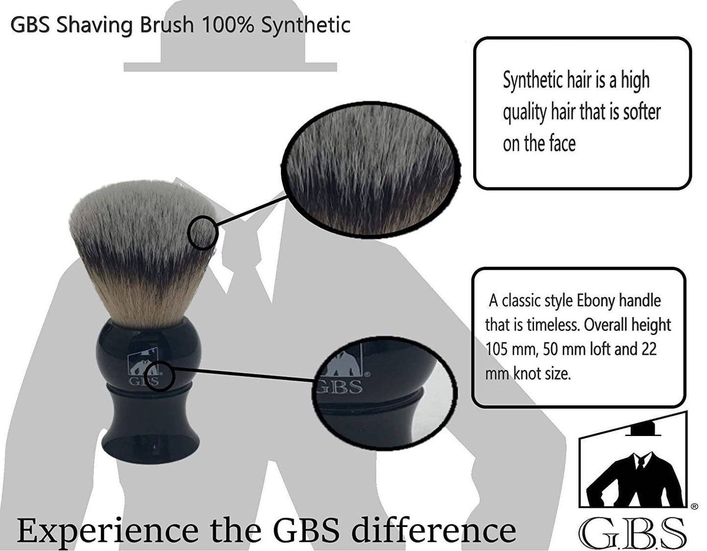 GBS Black Luxury Shaving Kit