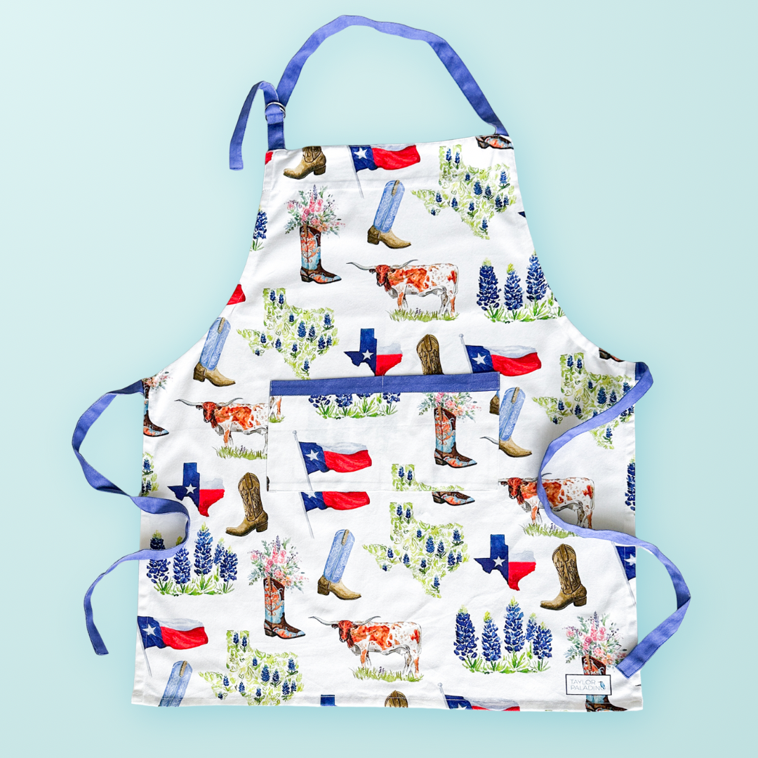 Texas Toile Apron