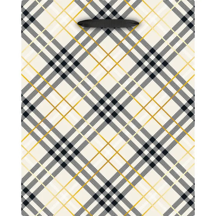 Luxe Lodge-Plaid Gift Bag