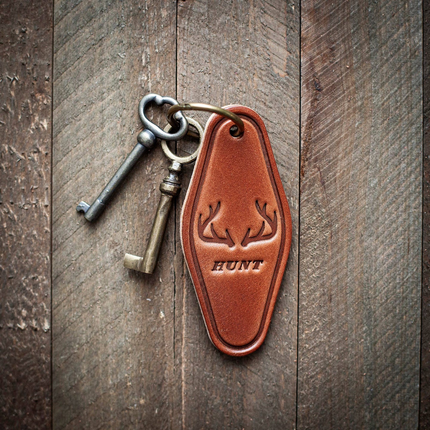 Hunt Leather Keychain