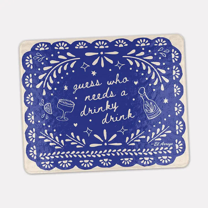 El Arroyo Drinky Drink Mini Glass Cutting Board
