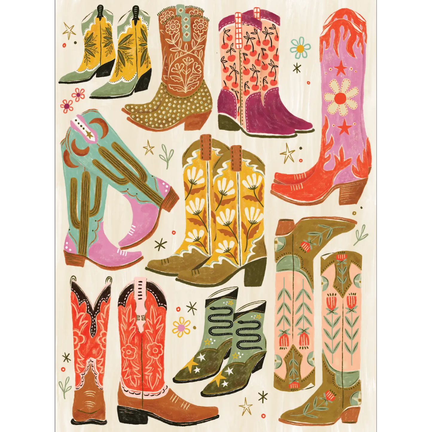 Boot Scootin' Boogie! 1000 Piece Western Puzzle