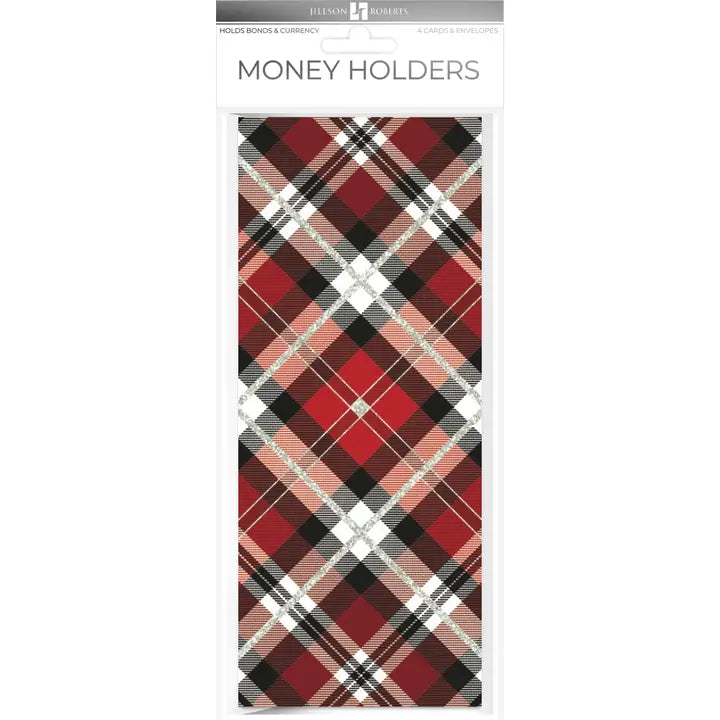 Money Holders Authentic Plaid