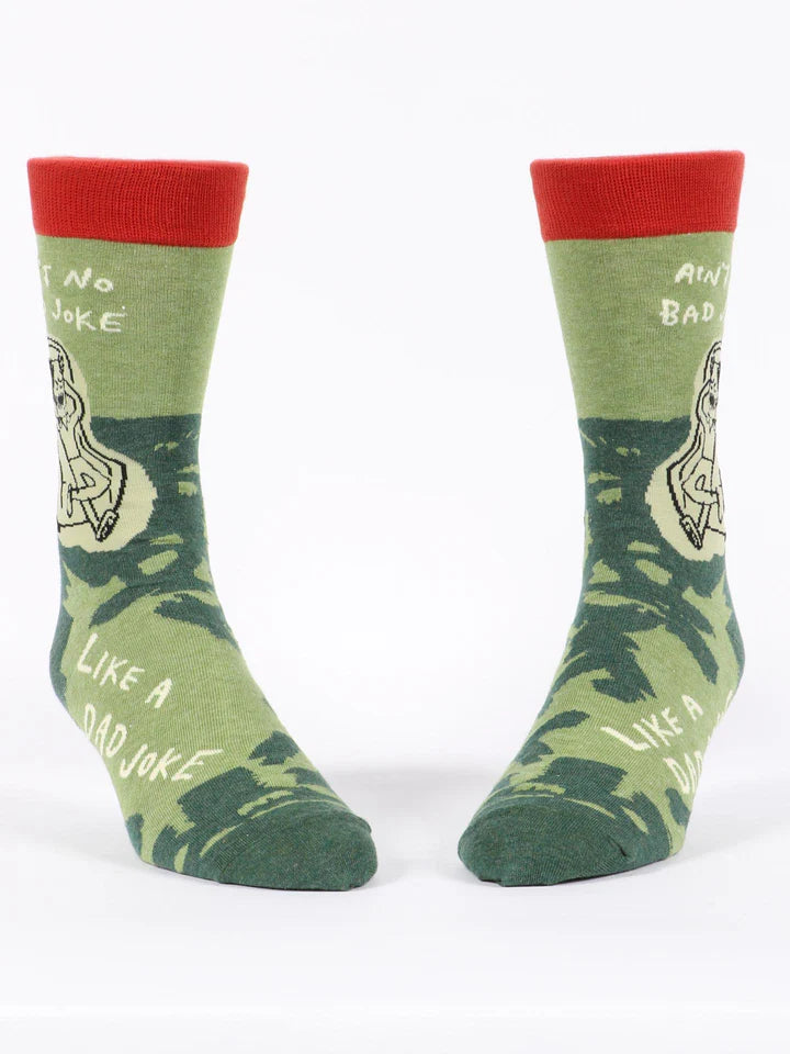 Ain't No Bad Joke Like A Dad Joke Crew Socks