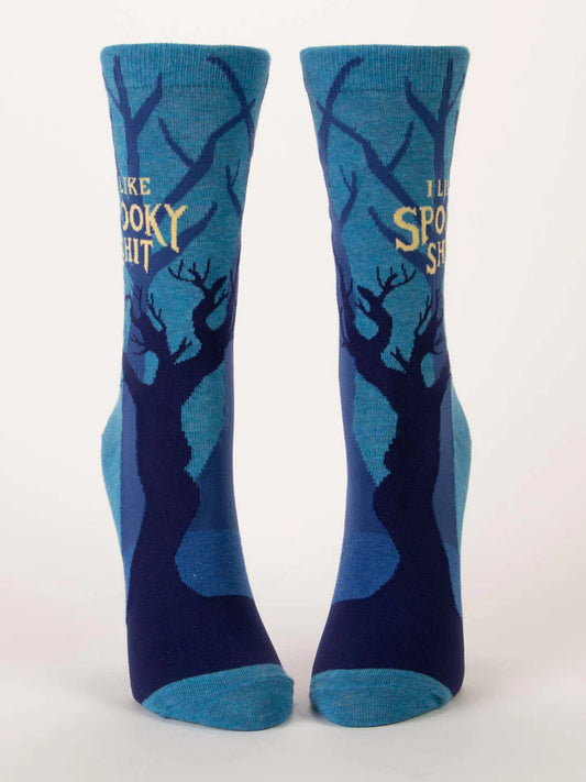 I Like Spooky Shit Crew Socks