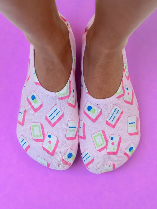 No-Show Liner Socks - Mahjong Tiles