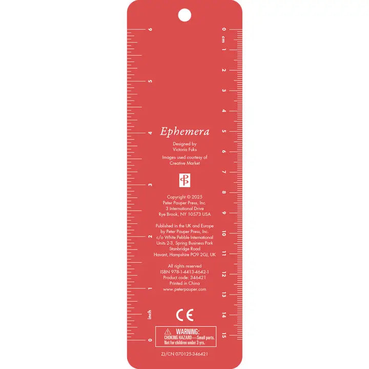 Ephemera Beaded Bookmark