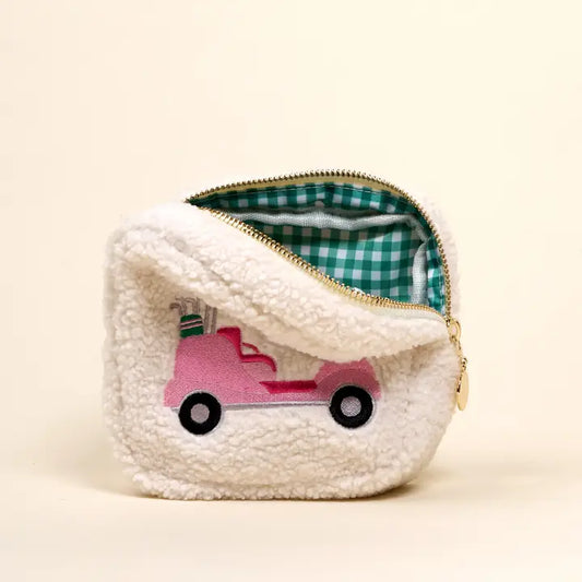 Golf Cart Teddy Pouch