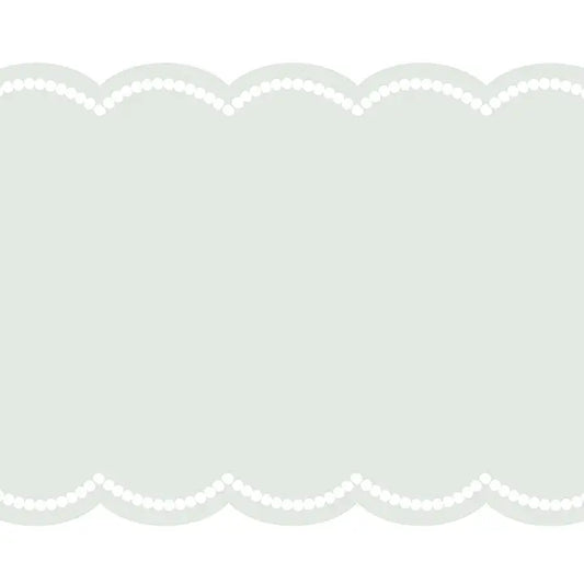 Paper Table Runner - Dotted Scalloped