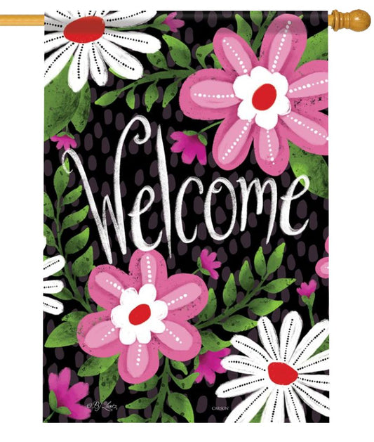 Flowers and Vines Garden Flag