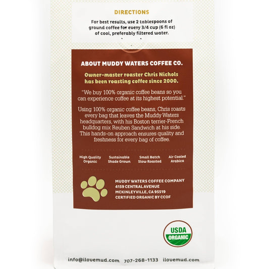Bigfoot Organic Fair Trade Coffee Beans: Whole Bean