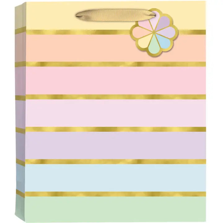 Pastel Pinwheel Large Gift Bag
