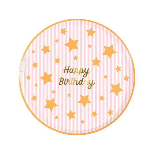 Happy Birthday Bright Star Side Plates