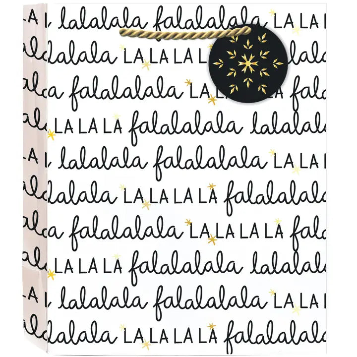 Script Fa La La Medium Gift Bag