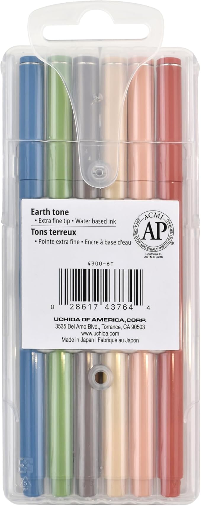 Le Pen Earth Tone 6 Piece Pen Set